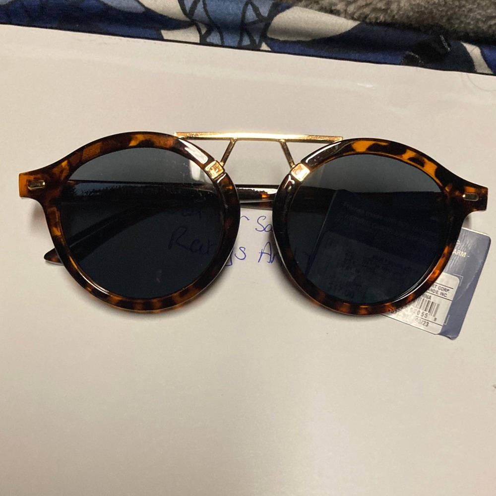 Universal Thread Tortoiseshell Sunglasses with Gold Accents